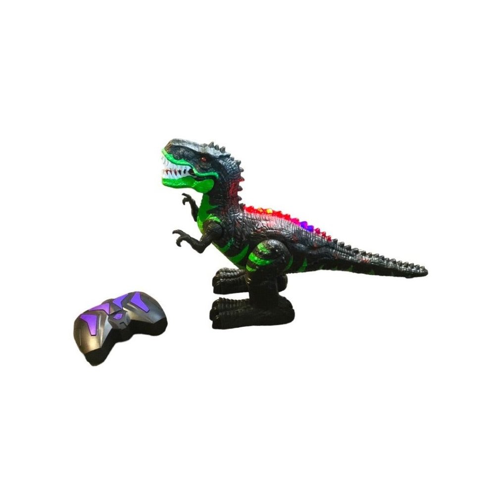 TEMI 8 Channels 2.4G Remote Control Walking Jurassic Tyrannosaurus Lights & Soun